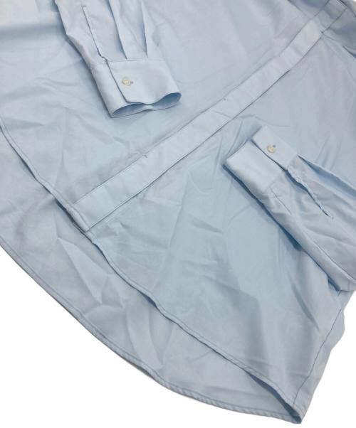 crewre（クルー）crewre (クルー) 2wayハイネックボウタイシャツ ブルー サイズ:2の古着・服飾アイテム