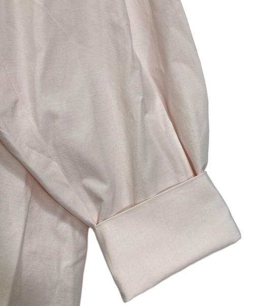 crewre（クルー）crewre (クルー) オーバーサイズコットンシャツ　長袖シャツ ピンク サイズ:2の古着・服飾アイテム