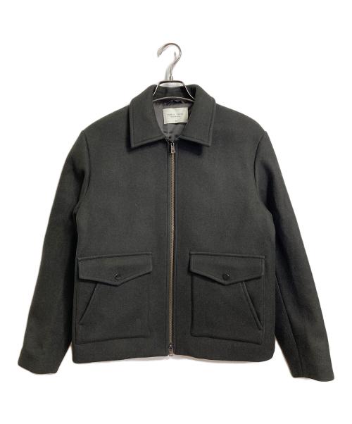 PUBLIC TOKYO（パブリックトウキョウ）PUBLIC TOKYO (パブリックトウキョウ) メルトンウールブルゾン　アウター　ダブルジップ　アウター グリーン サイズ:2の古着・服飾アイテム