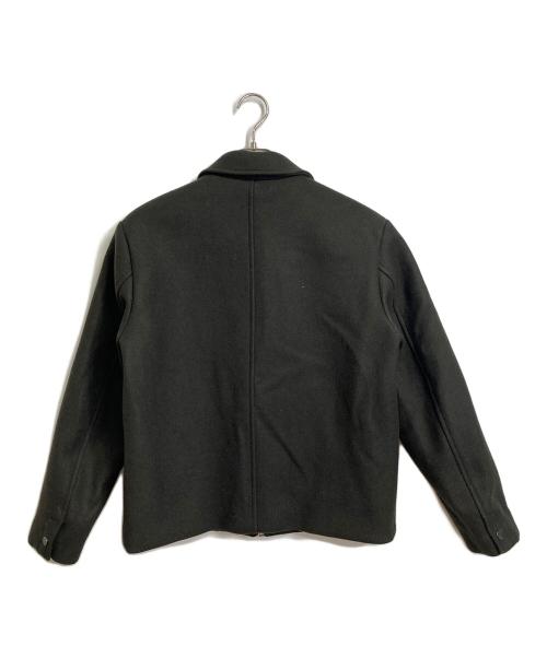 PUBLIC TOKYO（パブリックトウキョウ）PUBLIC TOKYO (パブリックトウキョウ) メルトンウールブルゾン　アウター　ダブルジップ　アウター グリーン サイズ:2の古着・服飾アイテム