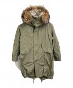 DEUXIEME CLASSEドゥーズィエム クラス）の古着「M65モッズコート　ロングコート」｜オリーブ