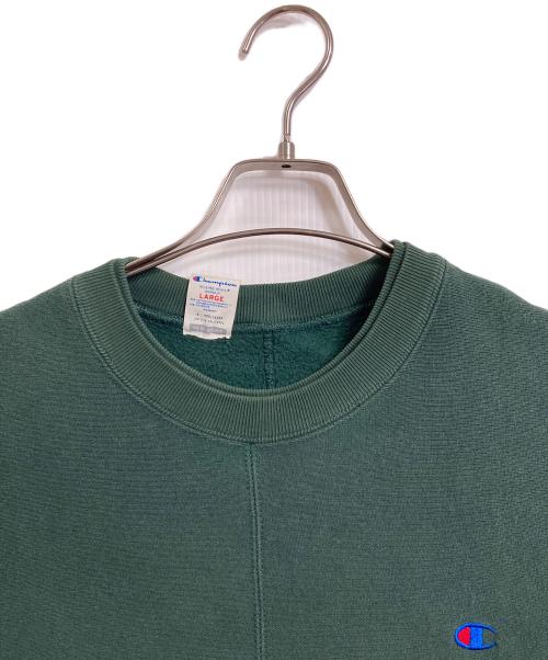 Champion（チャンピオン）Champion (チャンピオン) N.HOOLYWOOD (エヌ ハリウッド) スウェット　コラボ　リバースウィーブ グリーン サイズ:Lの古着・服飾アイテム