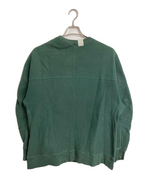 Champion（チャンピオン）Champion (チャンピオン) N.HOOLYWOOD (エヌ ハリウッド) スウェット　コラボ　リバースウィーブ グリーン サイズ:Lの古着・服飾アイテム