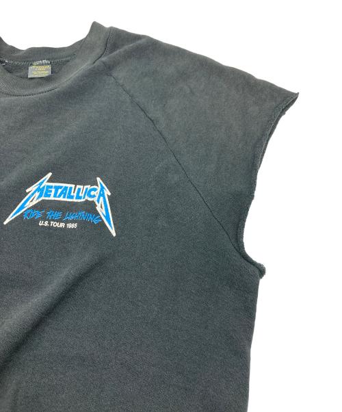 JERZEES（ジャージーズ）JERZEES (ジャージーズ) 【古着】80’S メタリカ バンドTシャツ　1985ツアー ブラック サイズ:L（42−44）の古着・服飾アイテム