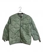 UNICORユニコー）の古着「【古着】M65 キルティングライナージャケット　アウター　中綿ジャケット　04年　デッドストック」｜オリーブ