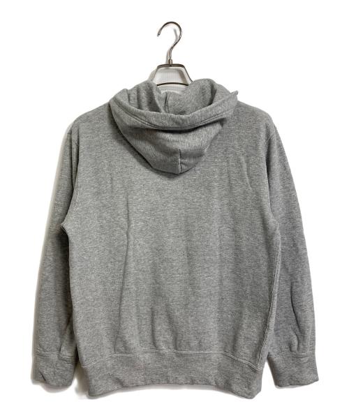 PLAY COMME des GARCONS（プレイコムデギャルソン）PLAY COMME des GARCONS (プレイコムデギャルソン) ジップパーカー　フーディー　ライトアウター　ハート　日本製 グレー サイズ:Lの古着・服飾アイテム