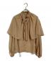 martinique（マルティニーク）の古着「ケープブラウス」｜ベージュ