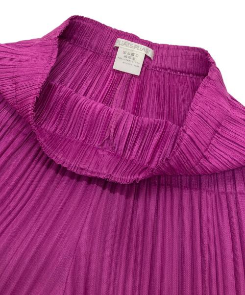 PLEATS PLEASE（プリーツプリーズ）PLEATS PLEASE (プリーツプリーズ) ポケット付きプリーツパンツ　2023年秋 ピンクパープル サイズ:3の古着・服飾アイテム