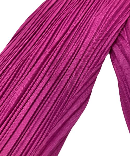 PLEATS PLEASE（プリーツプリーズ）PLEATS PLEASE (プリーツプリーズ) ポケット付きプリーツパンツ　2023年秋 ピンクパープル サイズ:3の古着・服飾アイテム