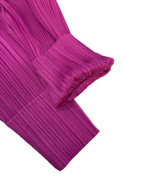 PLEATS PLEASE（プリーツプリーズ）PLEATS PLEASE (プリーツプリーズ) ポケット付きプリーツパンツ　2023年秋 ピンクパープル サイズ:3の古着・服飾アイテム