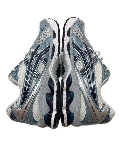 asics（アシックス）asics (アシックス) GEL-KAYANO 14 ゲルカヤノ14 スポーツ　アウトドア　カジュアルスニーカー ホワイト×ネイビー サイズ:US9の古着・服飾アイテム