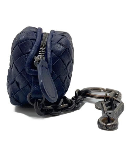 BOTTEGA VENETA（ボッテガベネタ）BOTTEGA VENETA (ボッテガベネタ) コインケース　小物入れ　チャーム　イタリア製 パープル サイズ:実寸参照の古着・服飾アイテム