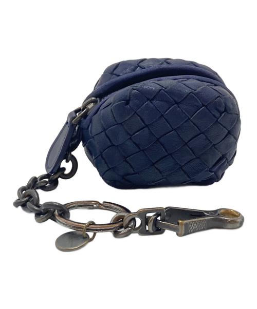 BOTTEGA VENETA（ボッテガベネタ）BOTTEGA VENETA (ボッテガベネタ) コインケース　小物入れ　チャーム　イタリア製 パープル サイズ:実寸参照の古着・服飾アイテム