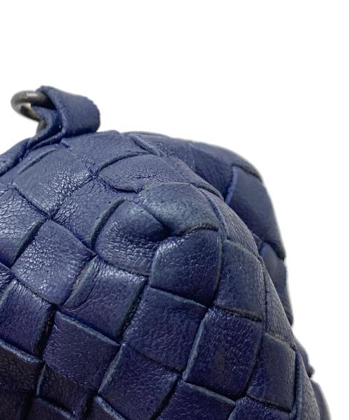 BOTTEGA VENETA（ボッテガベネタ）BOTTEGA VENETA (ボッテガベネタ) コインケース　小物入れ　チャーム　イタリア製 パープル サイズ:実寸参照の古着・服飾アイテム