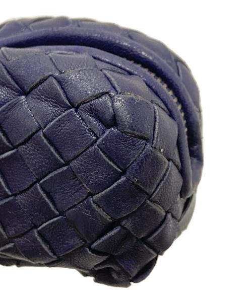 BOTTEGA VENETA（ボッテガベネタ）BOTTEGA VENETA (ボッテガベネタ) コインケース　小物入れ　チャーム　イタリア製 パープル サイズ:実寸参照の古着・服飾アイテム