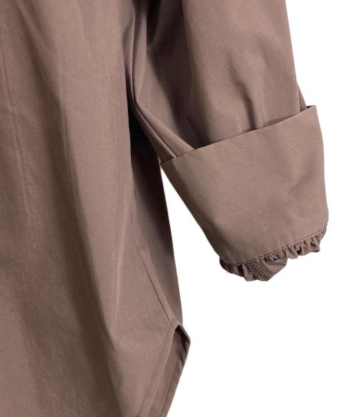 MOGA（モガ）MOGA (モガ) CPタイプライタードロップショルダーブラウス　長袖ブラウス　スタイリスト村山佳世子コラボ ブラウン サイズ:2の古着・服飾アイテム