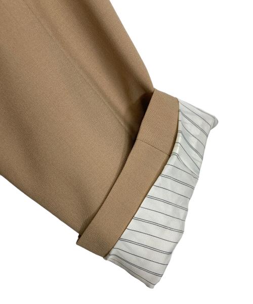 MOGA（モガ）MOGA (モガ) グランピアンズウールテーラードジャケット　アウター　ライトアウター　日本製　オフィスカジュアル　セレモニー　スタイリスト村山佳世子コラボ ベージュ サイズ:2の古着・服飾アイテム