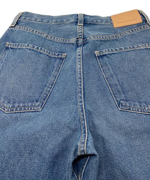 Citizens of humanity（シチズンズオブヒューマニティ）CITIZENS of HUMANITY (シチズンズオブヒューマニティ) ワイド コクーン カーブデニム ウォッシュ ダメージ加工 クラッシュ MAGNOLIA  USA製 インディゴ サイズ:W24の古着・服飾アイテム