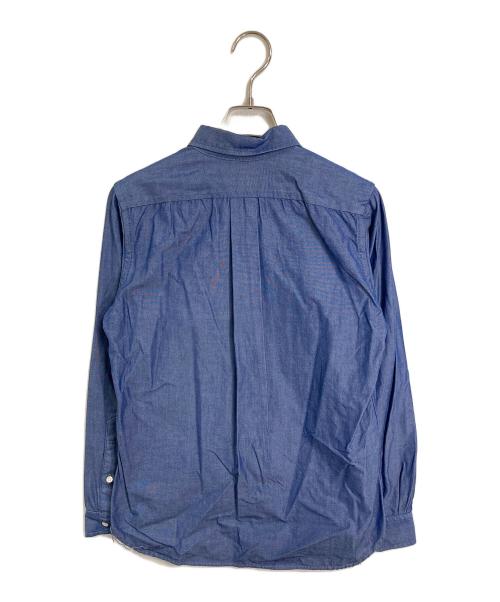 SINME（シンメ）SINME (シンメ) ダンガリークロス  ボタンダウンシャツ ネイビー サイズ:Mの古着・服飾アイテム