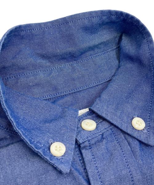 SINME（シンメ）SINME (シンメ) ダンガリークロス  ボタンダウンシャツ ネイビー サイズ:Mの古着・服飾アイテム