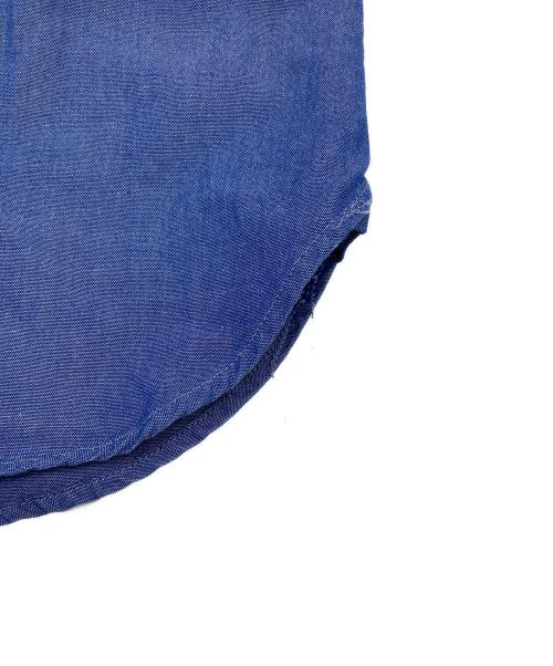 SINME（シンメ）SINME (シンメ) ダンガリークロス  ボタンダウンシャツ ネイビー サイズ:Mの古着・服飾アイテム