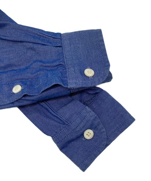 SINME（シンメ）SINME (シンメ) ダンガリークロス  ボタンダウンシャツ ネイビー サイズ:Mの古着・服飾アイテム