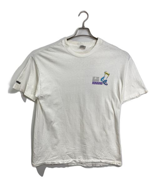Hanes（ヘインズ）Hanes (ヘインズ) 【古着】Windows 95 Symnatec ヴィンテージTシャツ　半袖カットソー　Tシャツ　Tee  1995年　90年代　USA製 ホワイト サイズ:XLの古着・服飾アイテム