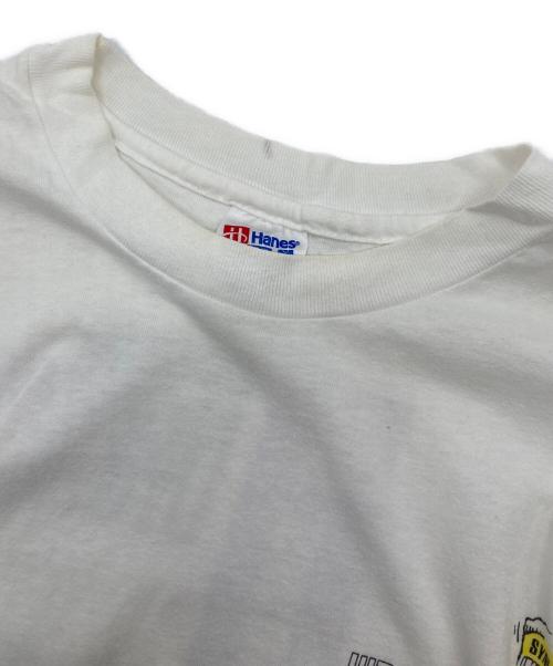 Hanes（ヘインズ）Hanes (ヘインズ) 【古着】Windows 95 Symnatec ヴィンテージTシャツ　半袖カットソー　Tシャツ　Tee  1995年　90年代　USA製 ホワイト サイズ:XLの古着・服飾アイテム