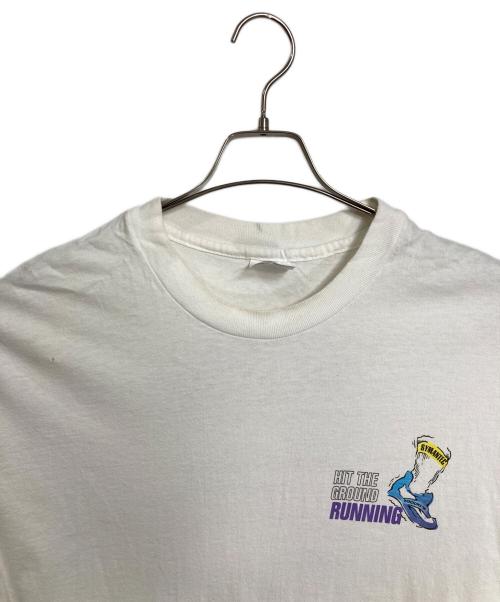 Hanes（ヘインズ）Hanes (ヘインズ) 【古着】Windows 95 Symnatec ヴィンテージTシャツ　半袖カットソー　Tシャツ　Tee  1995年　90年代　USA製 ホワイト サイズ:XLの古着・服飾アイテム