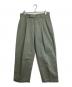 Traditional Weatherwear（トラディショナルウェザーウェア）の古着「タックチノパンツ UNIONSLACKS 102 CHINO アウトタック」｜オリーブ