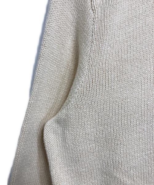 POLO RALPH LAUREN（ポロ・ラルフローレン）POLO RALPH LAUREN (ポロ・ラルフローレン) 【古着】90’S PIMA コットンニット　生成り　ポニー　90年代　オーバーサイズ アイボリー サイズ:XXLの古着・服飾アイテム