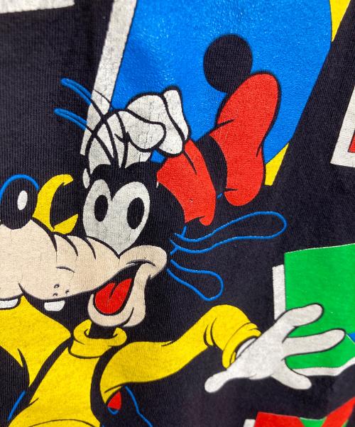 DISNEY（ディズニー）DISNEY (ディズニー) 【古着】80’S～90’S グーフィープリントタンクトップ　グーフィー　GOOFY USA製　82〜93年タグ ブラック サイズ:Mの古着・服飾アイテム