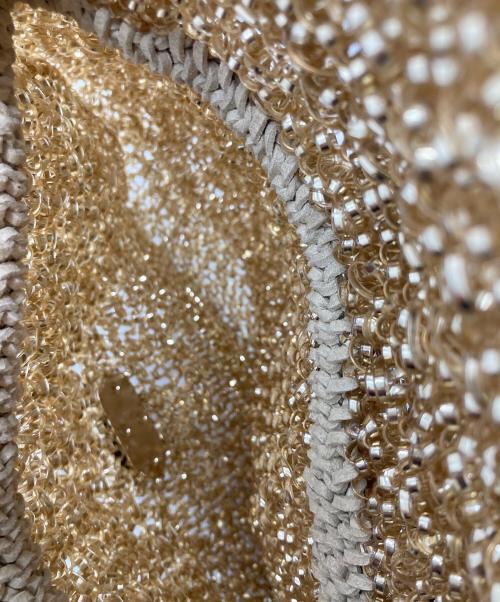 ANTEPRIMA（アンテプリマ）ANTEPRIMA (アンテプリマ) ターンロック ワンショルダーワイヤーバッグ　セレモニー ゴールド サイズ:実寸参照の古着・服飾アイテム