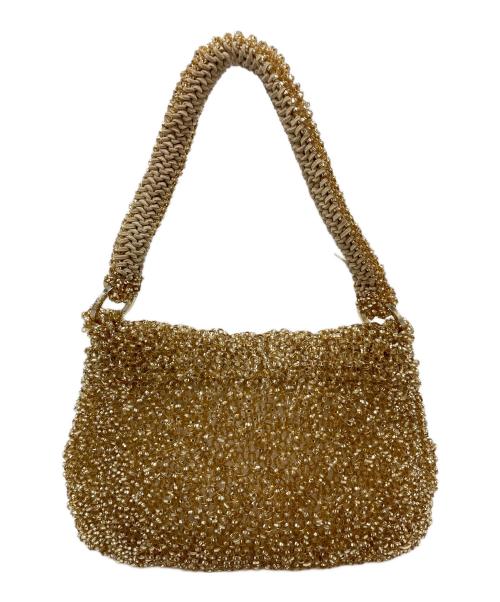 ANTEPRIMA（アンテプリマ）ANTEPRIMA (アンテプリマ) ターンロック ワンショルダーワイヤーバッグ　セレモニー ゴールド サイズ:実寸参照の古着・服飾アイテム