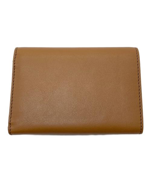 TOD'S（トッズ）TOD'S (トッズ) 3つ折り財布　ウォレット　コンパクト　イタリア製 ブラウン サイズ:実寸参照の古着・服飾アイテム