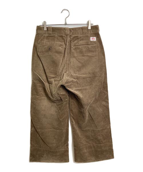 DANTON（ダントン）DANTON (ダントン) コーデュロイワイドパンツ　コーデュロイパンツ　ワイドパンツ　日本製 ブラウン サイズ:40（実寸参照）の古着・服飾アイテム