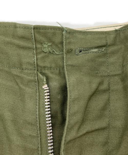 US ARMY（ユーエスアーミー）US ARMY (ユーエスアーミー) 60’S M-65 フィールドパンツ　 67年納期 60年代 オリーブ サイズ:1の古着・服飾アイテム