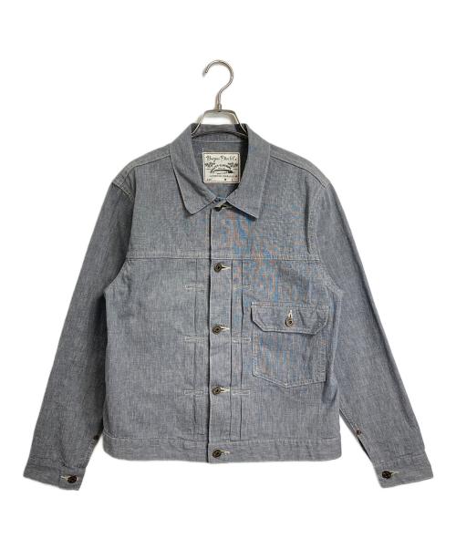 BURGUS PLUS（バーガスプラス）BURGUS PLUS (バーガスプラス) 1st Type Denim Jacket デニムジャケット グレー サイズ:40の古着・服飾アイテム