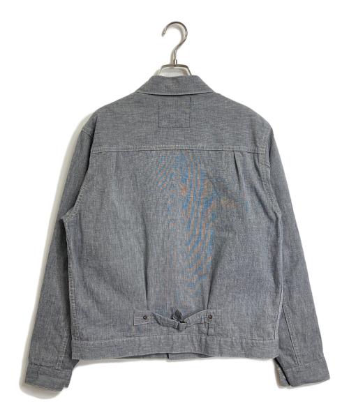 BURGUS PLUS（バーガスプラス）BURGUS PLUS (バーガスプラス) 1st Type Denim Jacket デニムジャケット グレー サイズ:40の古着・服飾アイテム