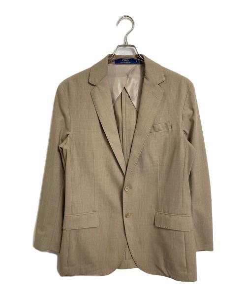 POLO RALPH LAUREN（ポロ・ラルフローレン）POLO RALPH LAUREN (ポロ・ラルフローレン) テーラードジャケット　アウター　ライトアウター　ビジネスジャケット　カジュアルジャケット ベージュ サイズ:Sの古着・服飾アイテム