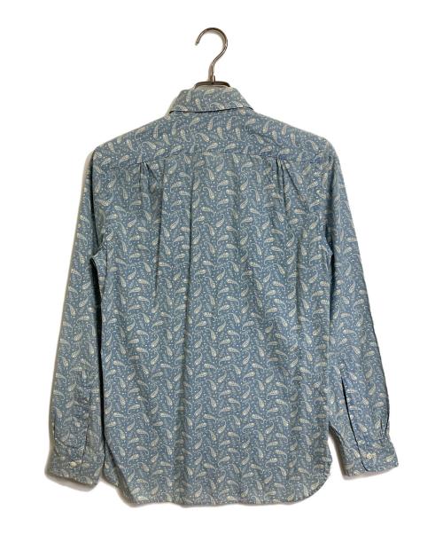 RRL（ダブルアールエル）RRL (ダブルアールエル) ペイズリー総柄シャツ　コットンシャツ スカイブルー サイズ:XSの古着・服飾アイテム
