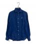 POLO RALPH LAUREN（ポロ・ラルフローレン）の古着「リネンシャツ　長袖シャツ」｜ブルー