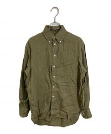 POLO RALPH LAUREN（ポロ・ラルフローレン）の古着「リネンシャツ」｜グリーン
