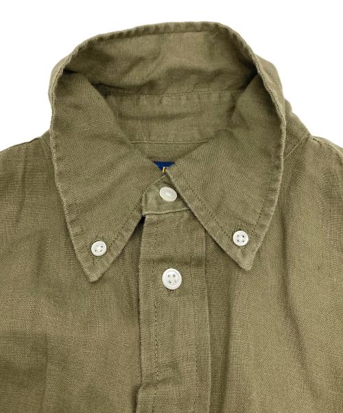 POLO RALPH LAUREN（ポロ・ラルフローレン）POLO RALPH LAUREN (ポロ・ラルフローレン) リネンシャツ グリーン サイズ:XSの古着・服飾アイテム