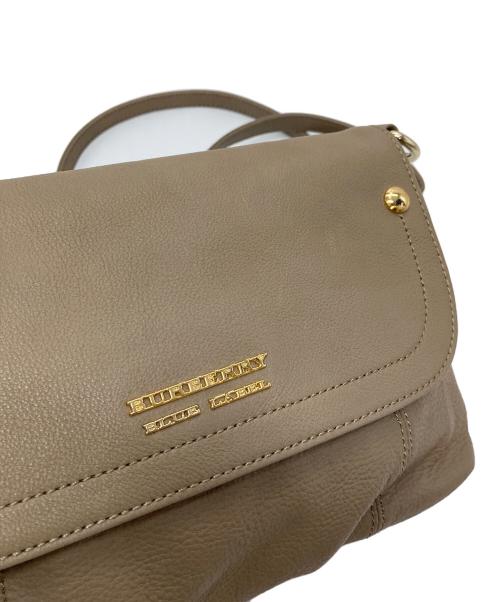 BURBERRY BLUE LABEL（バーバリーロンドンブルーレーベル）BURBERRY BLUE LABEL (バーバリーロンドンブルーレーベル) ショルダーバッグ　　日本製 ベージュ サイズ:実寸参照の古着・服飾アイテム