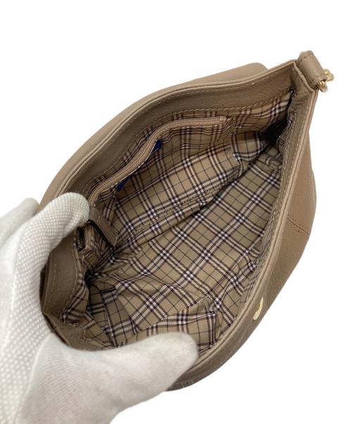 BURBERRY BLUE LABEL（バーバリーロンドンブルーレーベル）BURBERRY BLUE LABEL (バーバリーロンドンブルーレーベル) ショルダーバッグ　　日本製 ベージュ サイズ:実寸参照の古着・服飾アイテム
