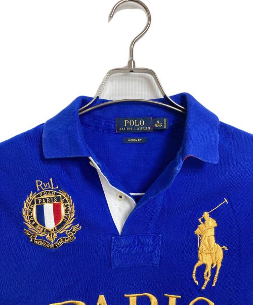 POLO RALPH LAUREN（ポロ・ラルフローレン）POLO RALPH LAUREN (ポロ・ラルフローレン) ビッグポニーポロシャツ　半袖シャツ ブルー サイズ:Sの古着・服飾アイテム