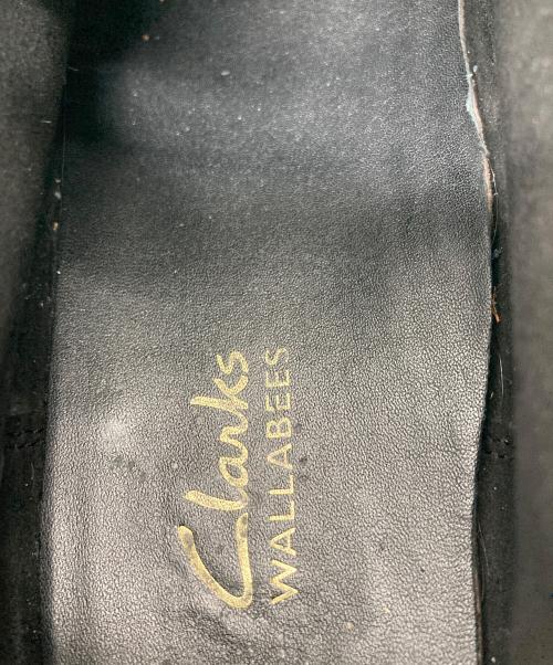 CLARKS（クラークス）CLARKS (クラークス) wallabee ワラビー　ワラビーブーツ　ショートブーツ　カモフラ　迷彩 ブラック サイズ:UK7の古着・服飾アイテム