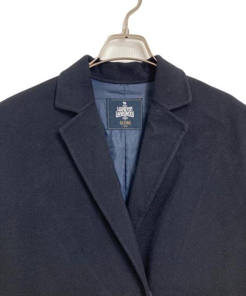 SLOBE IENA（スローブ イエナ）SLOBE IENA (スローブ イエナ) HAMILTONダブルフェイスロングチェスターコート　アウター ネイビー サイズ:36の古着・服飾アイテム