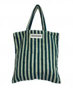 BONGUSTAボンガスタ）の古着「トートバッグ  NARAM STRIPED BAG」｜グリーン